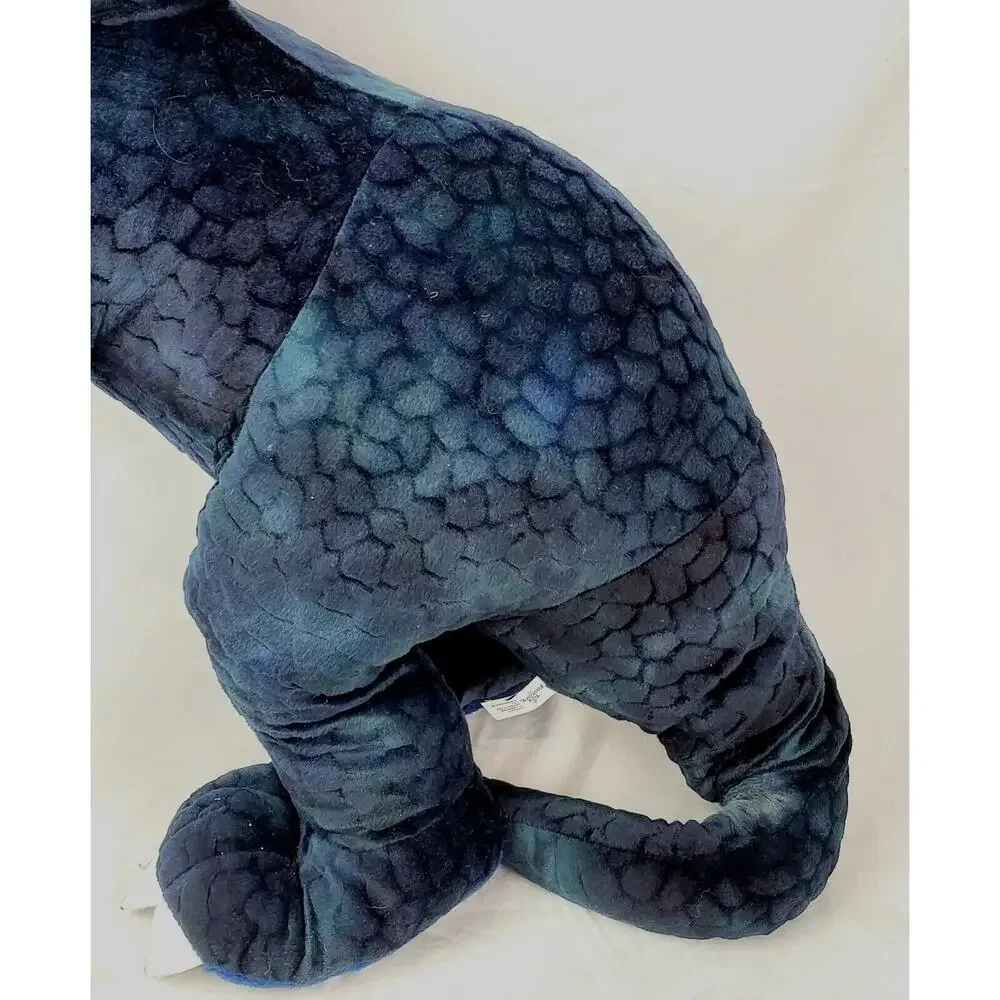BLUE Jurassic World Velociraptor Plush Stuffed Raptor Dinosaur 22” High 42’ Long